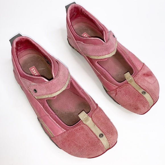 Diesel Odessa Shoes Mary Jane Pink 